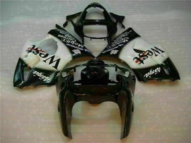 Carénage Moto Kawasaki ZX6R 2000-2002 - Noir West Ninja