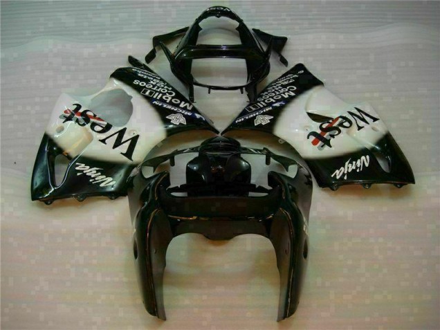 Carénage Moto Kawasaki ZX6R 2000-2002 - Noir West Ninja Carénage Moto Kawasaki ZX6R 2000-2002 - Noir West Ninja