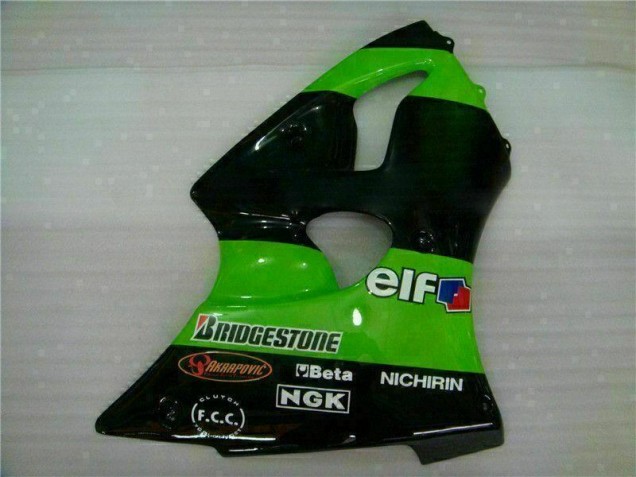 Carénage Moto Kawasaki ZX6R 2000-2002 - Vert Carénage Moto Kawasaki ZX6R 2000-2002 - Vert