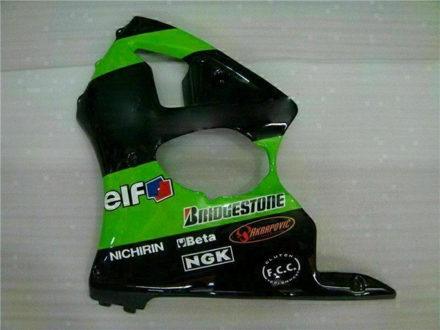 Carénage Moto Kawasaki ZX6R 2000-2002 - Vert Carénage Moto Kawasaki ZX6R 2000-2002 - Vert