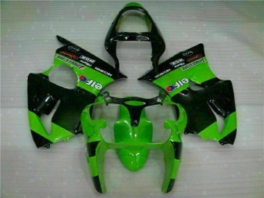 Carénage Moto Kawasaki ZX6R 2000-2002 - Vert