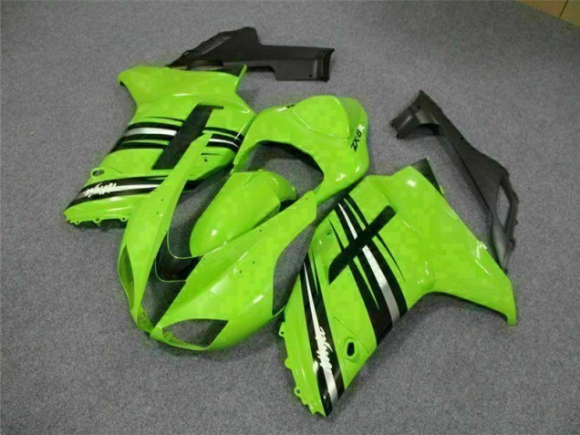 Carénage Moto Kawasaki ZX6R 2007-2008 - Vert Noir Carénage Moto Kawasaki ZX6R 2007-2008 - Vert Noir