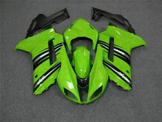 Carénage Moto Kawasaki ZX6R 2007-2008 - Vert Noir Carénage Moto Kawasaki ZX6R 2007-2008 - Vert Noir
