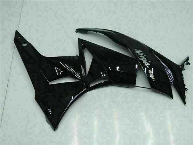 Carénage Moto Kawasaki ZX6R 2009-2012 - Noir Blanc Ninja 636 Carénage Moto Kawasaki ZX6R 2009-2012 - Noir Blanc Ninja 636