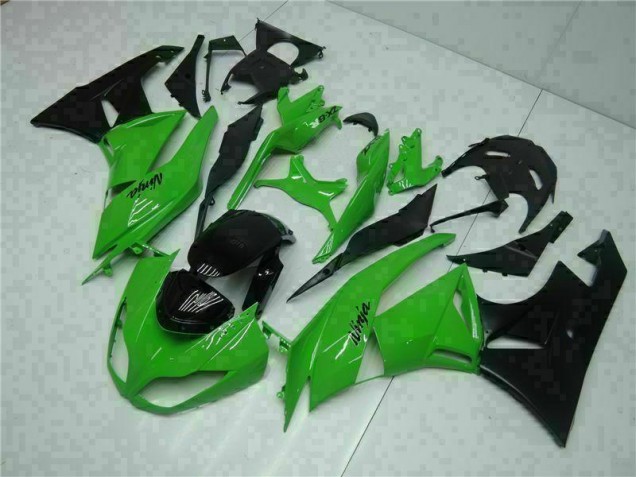 Carénage Moto Kawasaki ZX6R 2009-2012 - Noir Vert Carénage Moto Kawasaki ZX6R 2009-2012 - Noir Vert