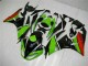 Carénage Moto Kawasaki ZX6R 2009-2012 - Noir Vert Rouge Carénage Moto Kawasaki ZX6R 2009-2012 - Noir Vert Rouge