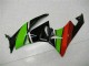 Carénage Moto Kawasaki ZX6R 2009-2012 - Noir Vert Rouge Carénage Moto Kawasaki ZX6R 2009-2012 - Noir Vert Rouge