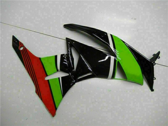 Carénage Moto Kawasaki ZX6R 2009-2012 - Noir Vert Rouge Carénage Moto Kawasaki ZX6R 2009-2012 - Noir Vert Rouge