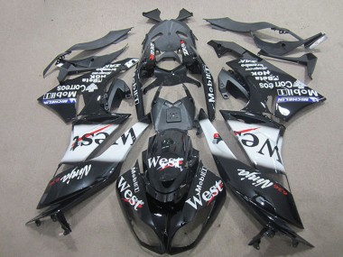 Carénage Moto Kawasaki ZX6R 2009-2012 - Noir West