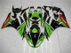 Carénage Moto Kawasaki ZX6R 2009-2012 - Vert Noir Rouge Carénage Moto Kawasaki ZX6R 2009-2012 - Vert Noir Rouge