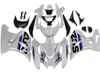 Carénage Moto Suzuki GSXR 1000 2017-2023 - Blanc Bleu