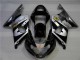 Carénage Moto Suzuki GSXR 1000 K1 2000-2002 - Argent Noir Carénage Moto Suzuki GSXR 1000 K1 2000-2002 - Argent Noir