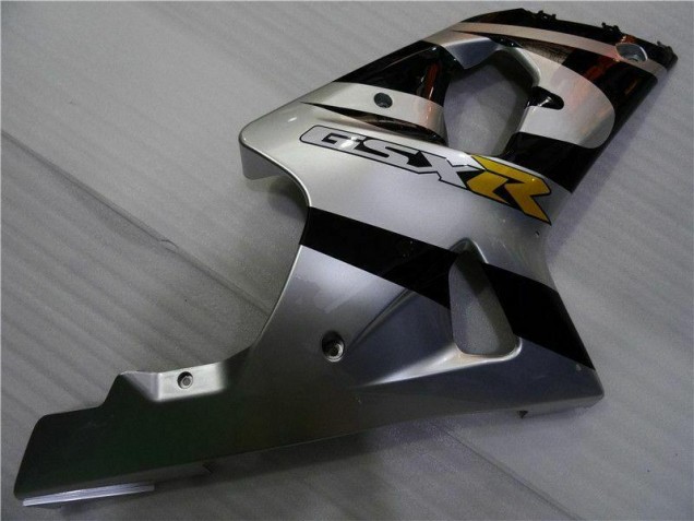 Carénage Moto Suzuki GSXR 1000 K1 2000-2002 - Argent Noir Carénage Moto Suzuki GSXR 1000 K1 2000-2002 - Argent Noir
