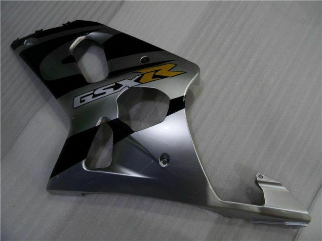 Carénage Moto Suzuki GSXR 1000 K1 2000-2002 - Argent Noir Carénage Moto Suzuki GSXR 1000 K1 2000-2002 - Argent Noir