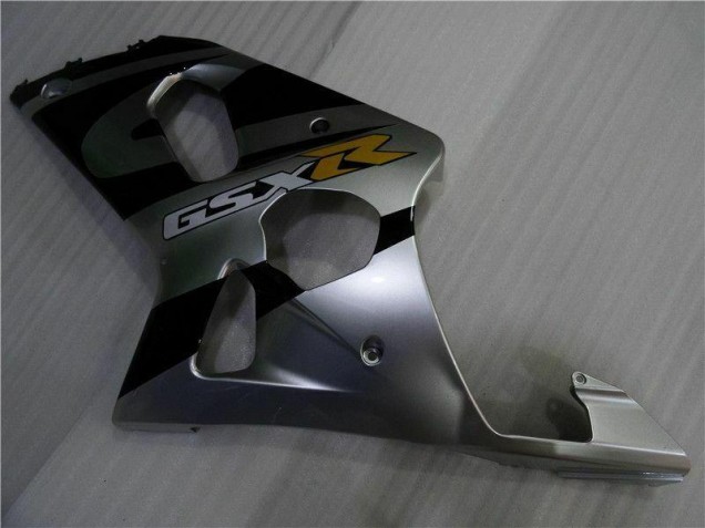 Carénage Moto Suzuki GSXR 1000 K1 2000-2002 - Argent Noir Carénage Moto Suzuki GSXR 1000 K1 2000-2002 - Argent Noir