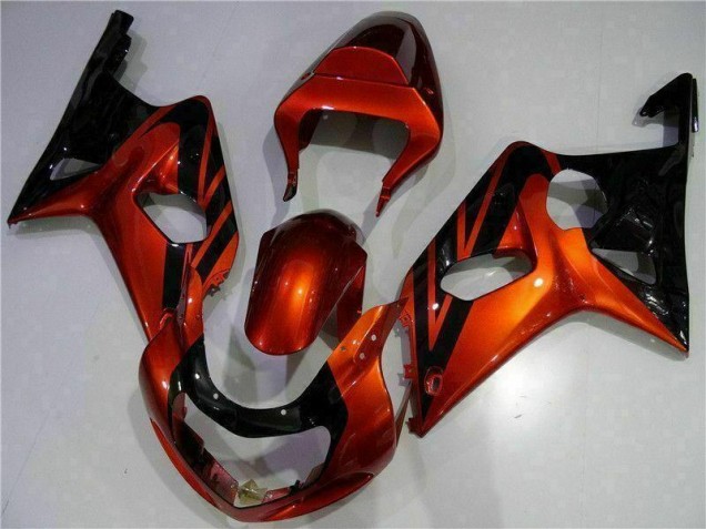 Carénage Moto Suzuki GSXR 1000 K1 2000-2002 - Orange Noir Carénage Moto Suzuki GSXR 1000 K1 2000-2002 - Orange Noir