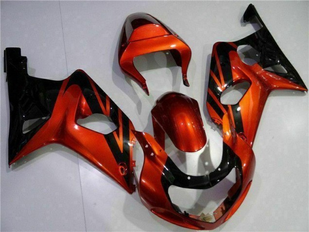 Carénage Moto Suzuki GSXR 1000 K1 2000-2002 - Orange Noir Carénage Moto Suzuki GSXR 1000 K1 2000-2002 - Orange Noir