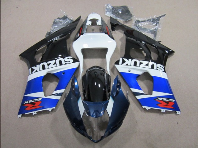 Carénage Moto Suzuki GSXR 1000 K3 2003-2004 - Bleu Blanc Décalque Carénage Moto Suzuki GSXR 1000 K3 2003-2004 - Bleu Blanc Décalque