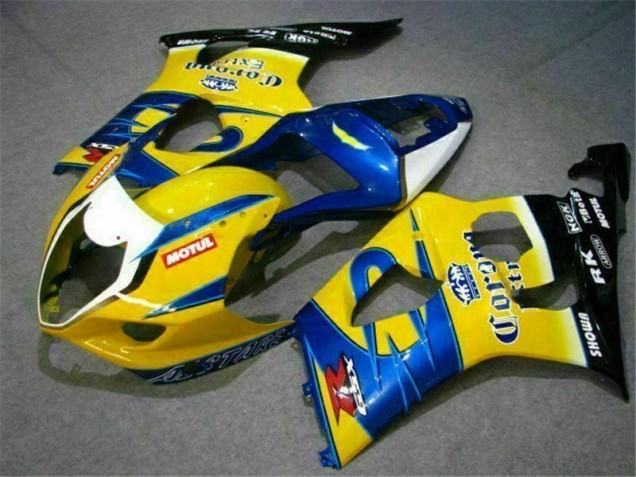 Carénage Moto Suzuki GSXR 1000 K3 2003-2004 - Jaune Bleu Carénage Moto Suzuki GSXR 1000 K3 2003-2004 - Jaune Bleu