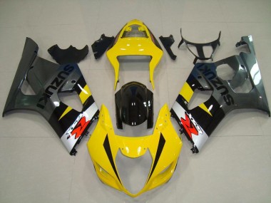 Carénage Moto Suzuki GSXR 1000 K3 2003-2004 - Jaune Gris