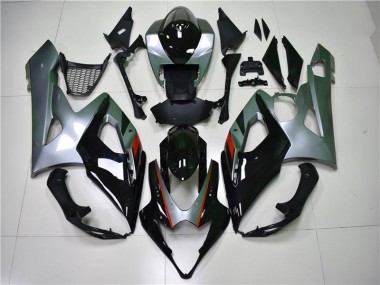 Carénage Moto Suzuki GSXR 1000 K5 2005-2006 - Noir Argent