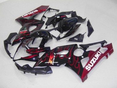 Carénage Moto Suzuki GSXR 1000 K5 2005-2006 - Rouge Flamme