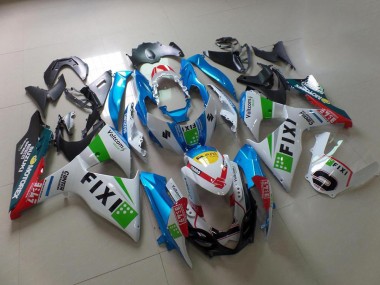 Carénage Moto Suzuki GSXR 1000 K9 2009-2016 - Light Bleu Fixi