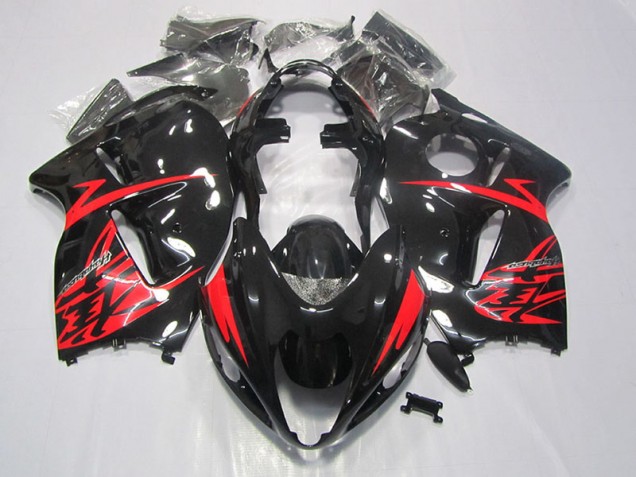 Carénage Moto Suzuki GSXR 1300 Hayabusa 1996-2007 - Noir Rouge