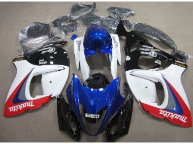 Carénage Moto Suzuki GSXR 1300 Hayabusa 2008-2019 - Blanc Bleu Makita