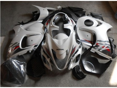 Carénage Moto Suzuki GSXR 1300 Hayabusa 2008-2019 - Blanc Noir