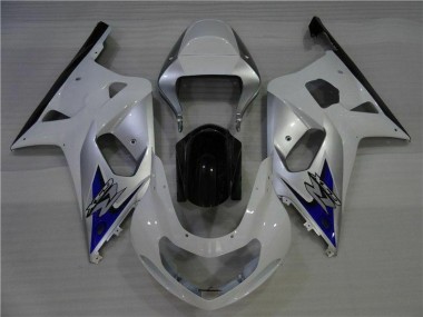 Carénage Moto Suzuki GSXR 600 / 750 K1 K2 K3 2001-2003 - Blanc Argent