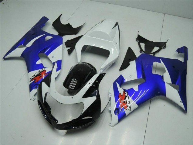 Carénage Moto Suzuki GSXR 600 / 750 K1 K2 K3 2001-2003 - Blanc Bleu