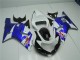 Carénage Moto Suzuki GSXR 600 / 750 K1 K2 K3 2001-2003 - Blanc Bleu