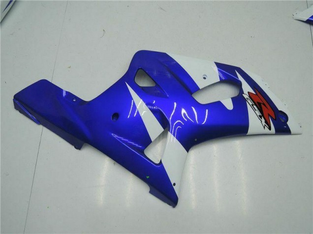 Carénage Moto Suzuki GSXR 600 / 750 K1 K2 K3 2001-2003 - Blanc Bleu