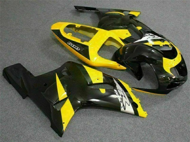 Carénage Moto Suzuki GSXR 600 / 750 K1 K2 K3 2001-2003 - Jaune Noir Carénage Moto Suzuki GSXR 600 / 750 K1 K2 K3 2001-2003 - Jaune Noir