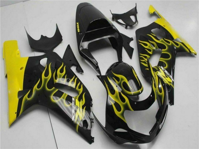 Carénage Moto Suzuki GSXR 600 / 750 K1 K2 K3 2001-2003 - Noir Carénage Moto Suzuki GSXR 600 / 750 K1 K2 K3 2001-2003 - Noir