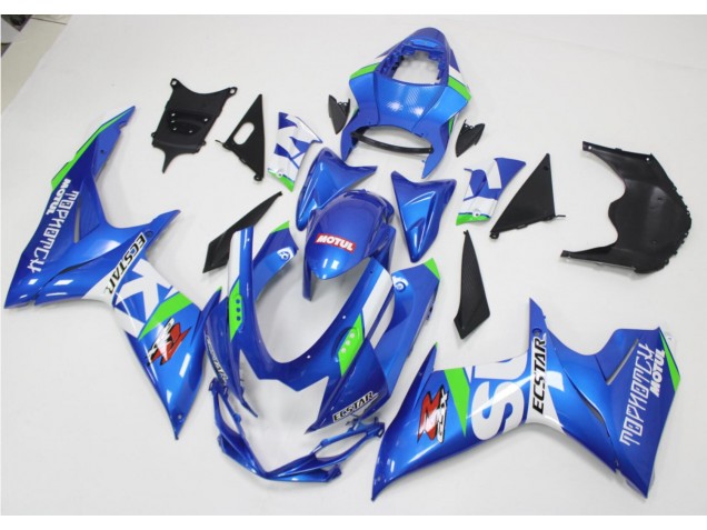 Carénage Moto Suzuki GSXR 600 / 750 K11 2011-2024 - Bleu Blanc Vert Carénage Moto Suzuki GSXR 600 / 750 K11 2011-2024 - Bleu Blanc Vert