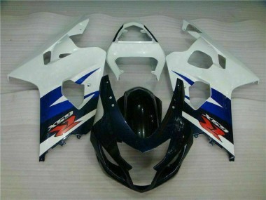 Carénage Moto Suzuki GSXR 600 / 750 K4 2004-2005 - Blanc Noir