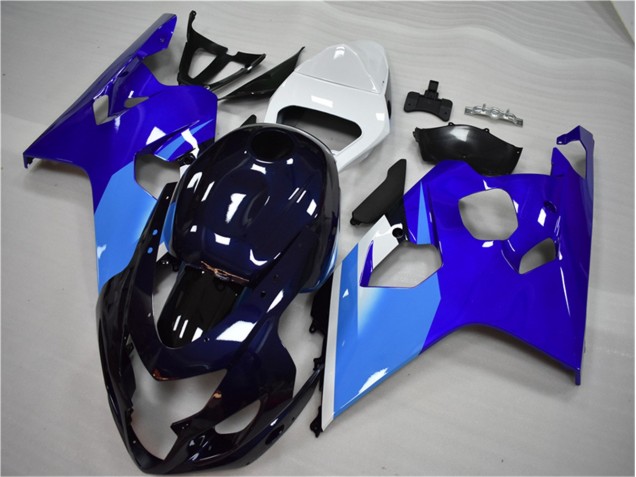 Carénage Moto Suzuki GSXR 600 / 750 K4 2004-2005 - Bleu Blanc
