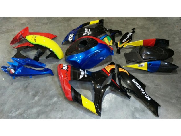 Carénage Moto Suzuki GSXR 600 / 750 K6 2006-2007 - Rouge Bleu Carénage Moto Suzuki GSXR 600 / 750 K6 2006-2007 - Rouge Bleu