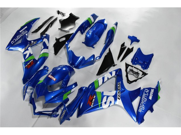 Carénage Moto Suzuki GSXR 600 / 750 K8 2008-2010 - Bleu Blanc Vert Carénage Moto Suzuki GSXR 600 / 750 K8 2008-2010 - Bleu Blanc Vert