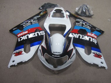 Carénage Moto Suzuki GSXR 750 K1 K2 K3 2001-2003 - Blanc Bleu Rouge Motul