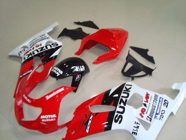 Carénage Moto Suzuki GSXR 750 K1 K2 K3 2001-2003 - Rouge Blanc Motul Carénage Moto Suzuki GSXR 750 K1 K2 K3 2001-2003 - Rouge Blanc Motul