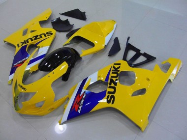 Carénage Moto Suzuki GSXR 750 K4 2004-2005 - Jaune Bleu