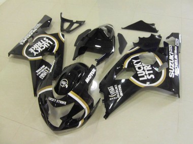 Carénage Moto Suzuki GSXR 750 K4 2004-2005 - Noir Blanc Lucky Strike Motul