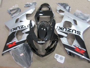 Carénage Moto Suzuki GSXR 750 K4 2004-2005 - Noir Blanc