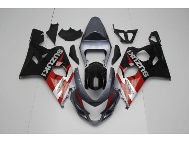 Carénage Moto Suzuki GSXR 750 K4 2004-2005 - Noir Rouge