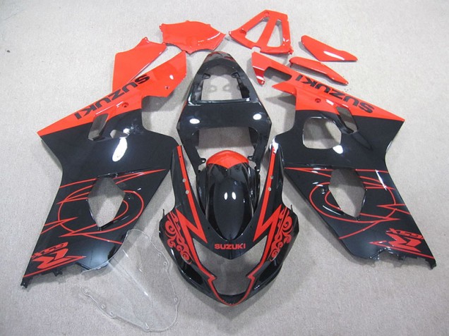 Carénage Moto Suzuki GSXR 750 K4 2004-2005 - Rouge Noir Carénage Moto Suzuki GSXR 750 K4 2004-2005 - Rouge Noir