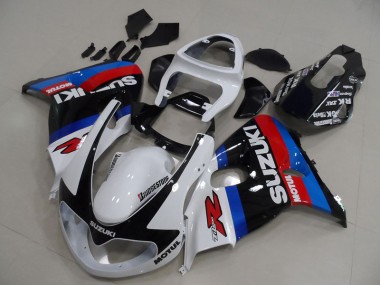 Carénage Moto Suzuki TL1000R 1998-2003 - Blanc Bleu Motul