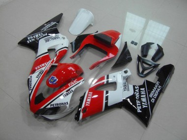 Carénage Moto Yamaha R1 2000-2001 - Rouge Blanc Yamalube
